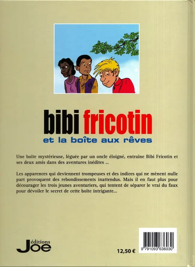 Verso de l'album Bibi Fricotin Bibi Fricotin et la boîte aux rêves