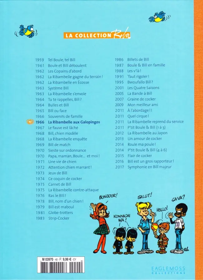 Verso de l'album La Collection Roba Tome 40 La Ribambelle aux Galopingos