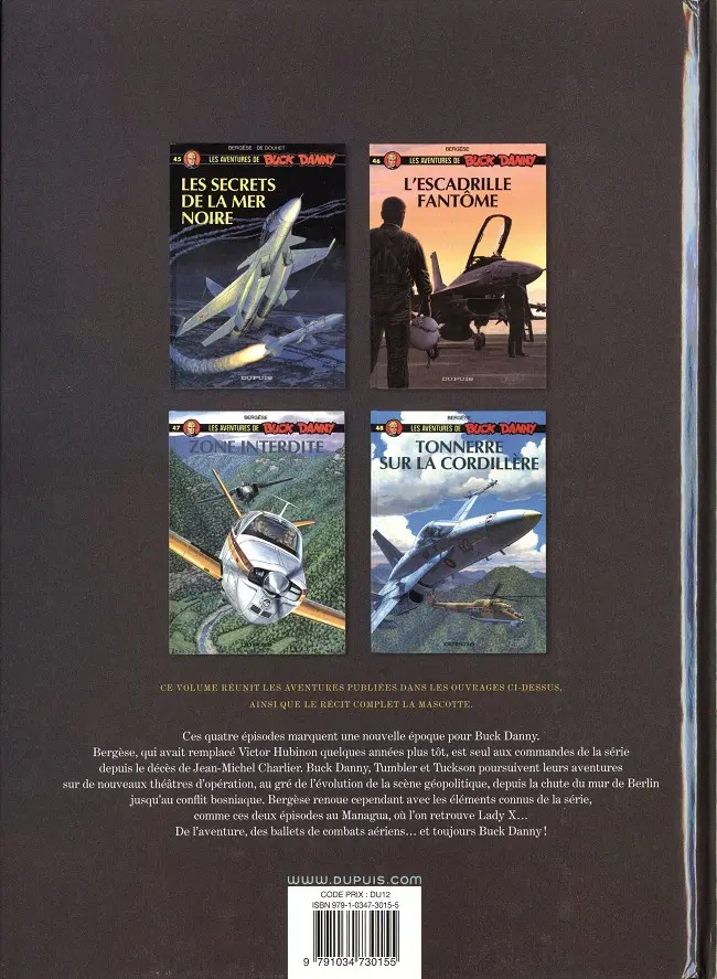 Verso de l'album Buck Danny L'intégrale Tome 13 (1993-1999)