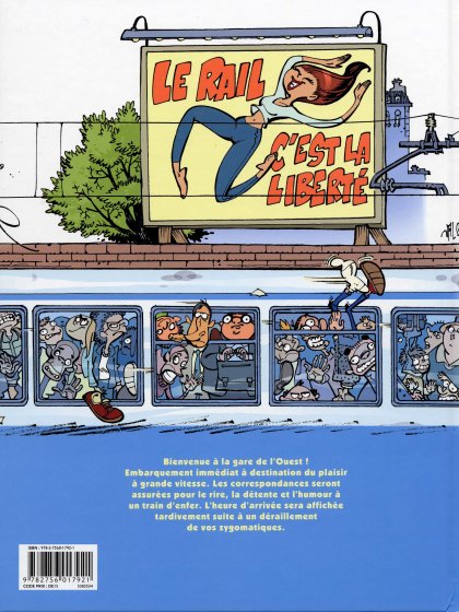 Verso de l'album Les Blagues du rail Tome 1 Farces motrices