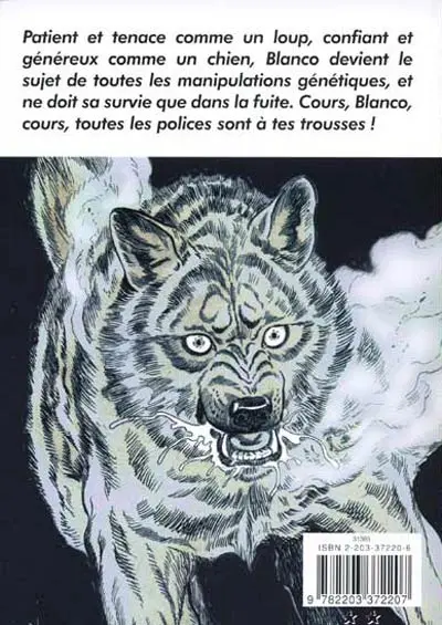 Verso de l'album Blanco - Le Chien Blanco 2
