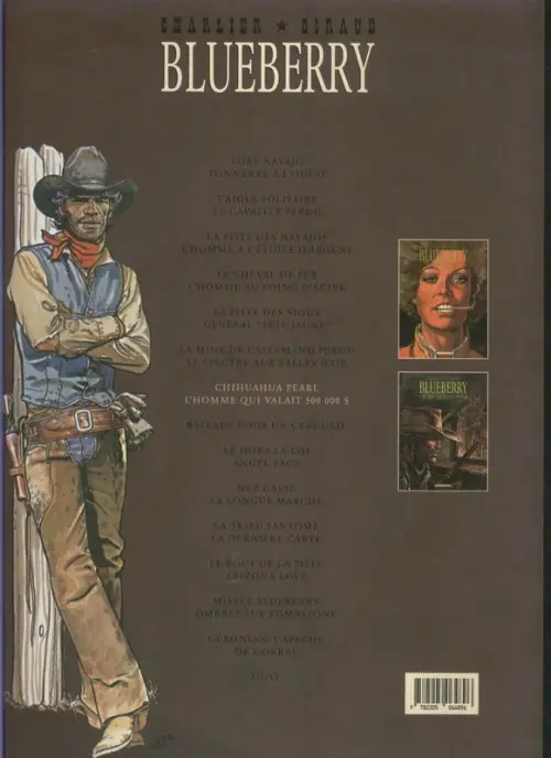Verso de l'album Blueberry Intégrale Le Soir Volume 7