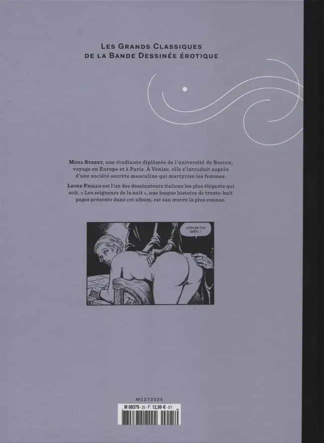 Verso de l'album Les Grands Classiques de la Bande Dessinée Érotique - La Collection Tome 25 Mona Street Tome 2