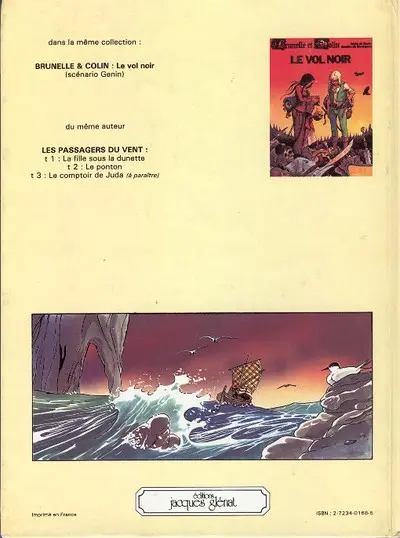 Verso de l'album Brunelle et Colin Tome 2 Yglinga