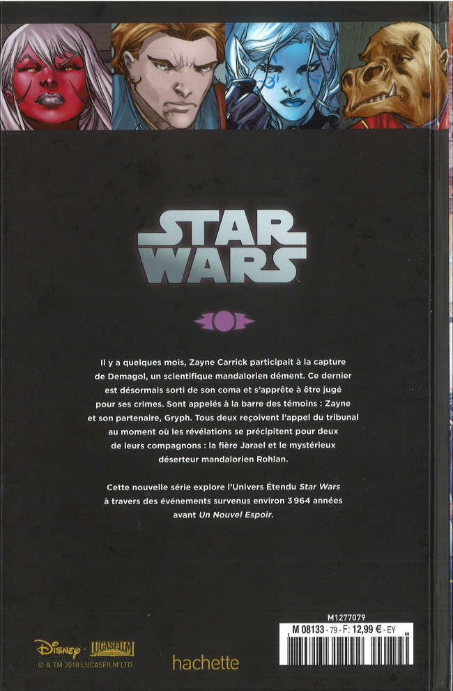 Verso de l'album Star Wars - Légendes - La Collection Tome 79 Chevaliers de L'Ancienne République - VIII. Démon