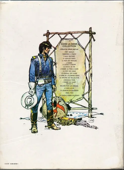 Verso de l'album Blueberry Tome 15 Ballade pour un cercueil