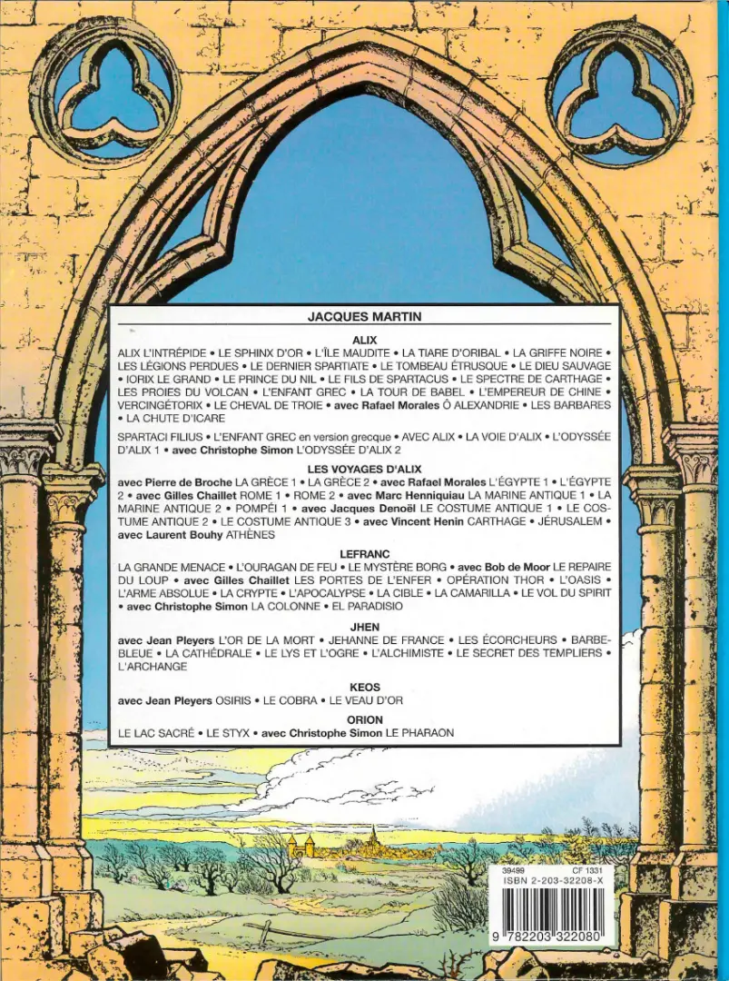 Verso de l'album Jhen Tome 2 Jehanne de France
