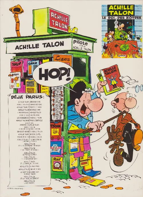 Verso de l'album Achille Talon Tome 20 Viva Papa !