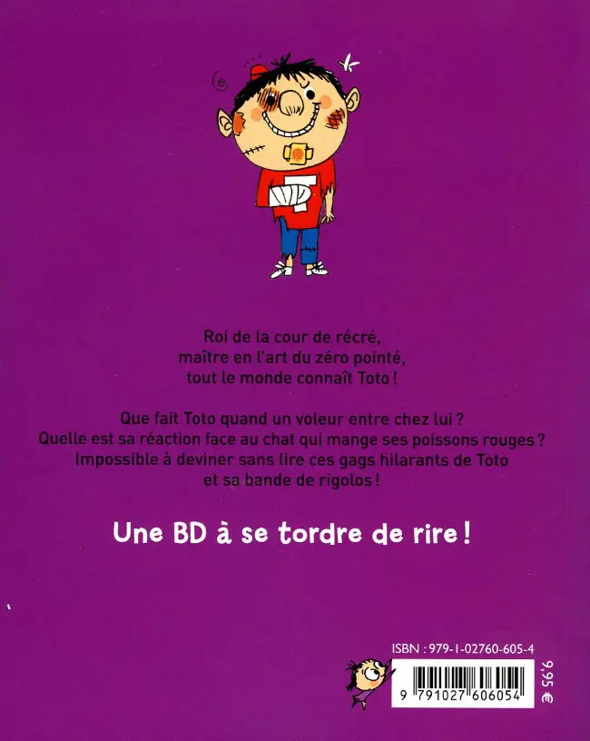 Verso de l'album Toto Tome 3 Même pas mal !