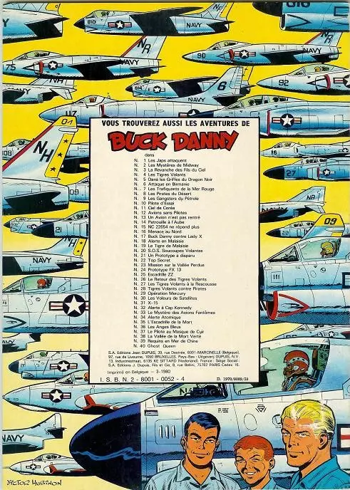 Verso de l'album Buck Danny Tome 15 NC-22654 ne répond plus
