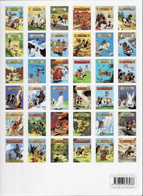 Verso de l'album Yakari Tome 15 La rivière de l'oubli