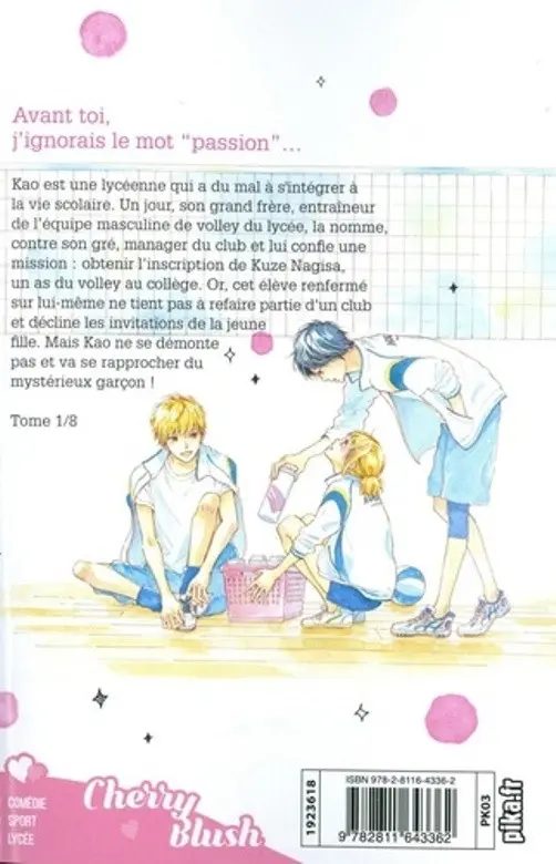 Verso de l'album I fell in love after school 1