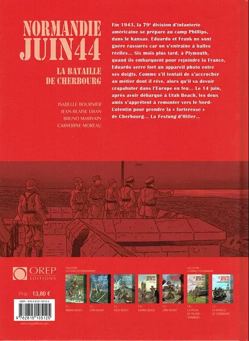 Verso de l'album Normandie juin 44 Tome 7 La bataille de Cherbourg