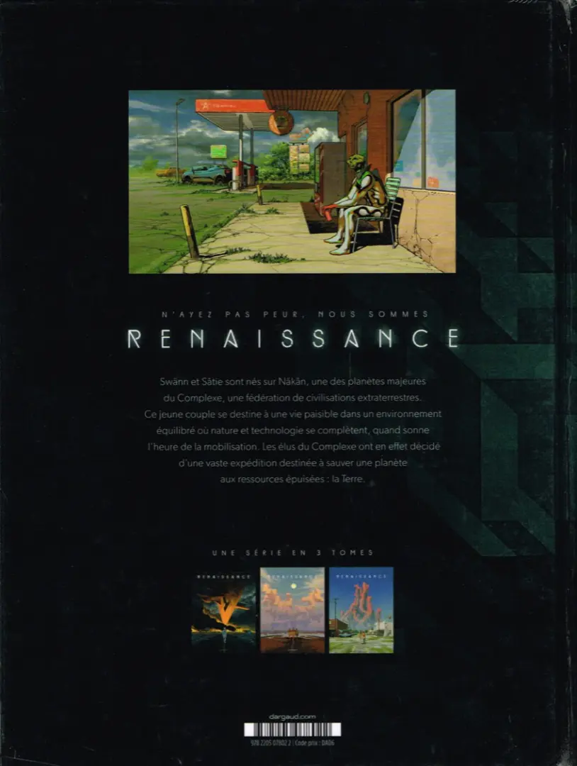 Verso de l'album Renaissance Tome 1 Les Déracinés