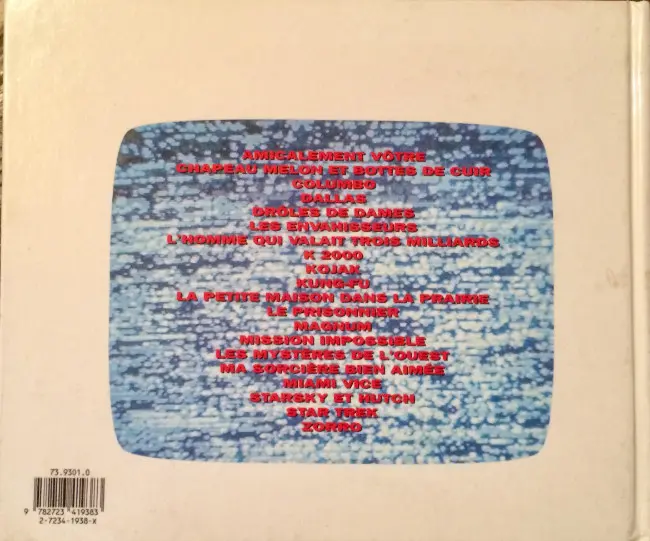 Verso de l'album Fan de séries