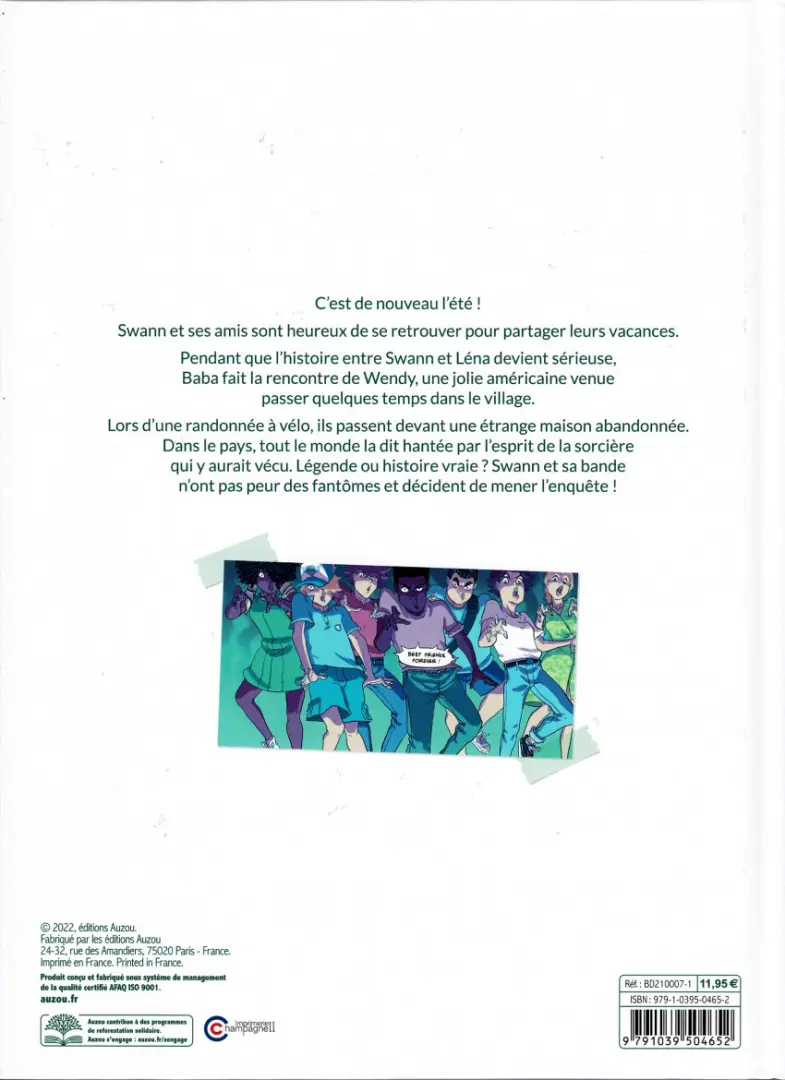 Verso de l'album À l'année prochaine ! Tome 2 La sorcière oubliée