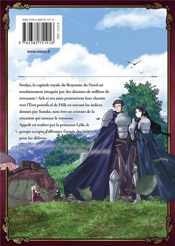 Verso de l'album Skeleton knight in another world Tome VIII