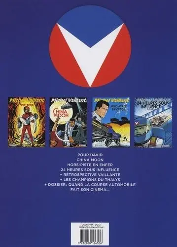 Verso de l'album Michel Vaillant L'Intégrale 20