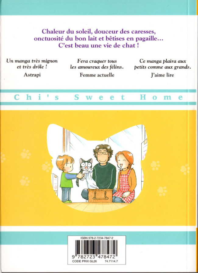 Verso de l'album Chi - Une vie de chat Tome 4