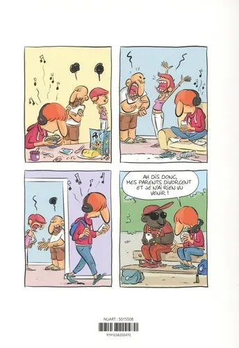 Verso de l'album Horace, ô désespoir