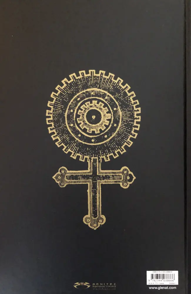 Verso de l'album Lady Mechanika Intégrale cycle IV - Edition collector