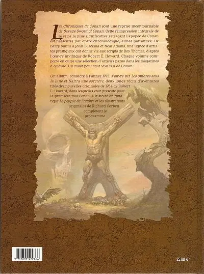 Verso de l'album Les Chroniques de Conan Tome 2 1975