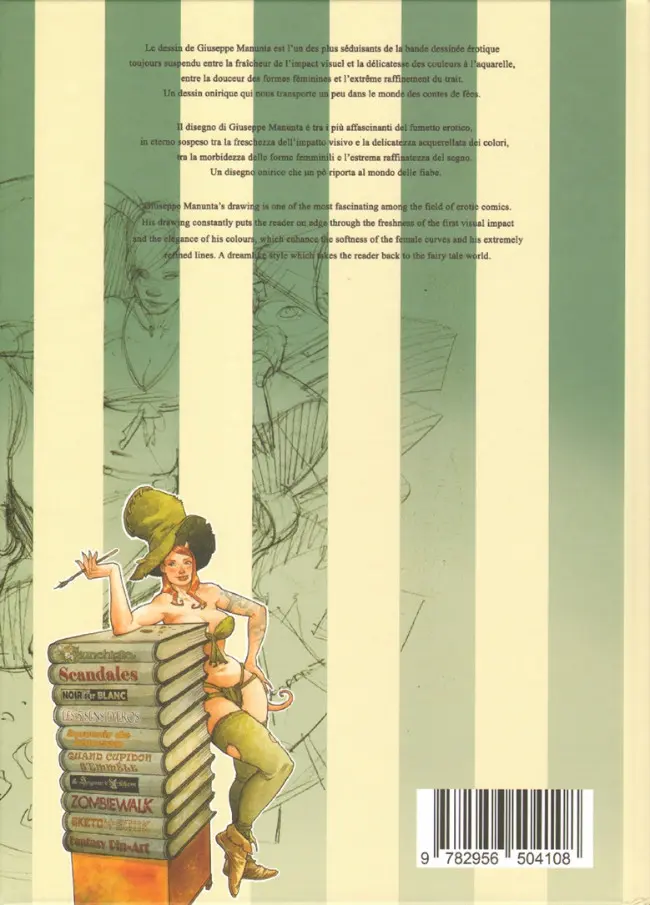 Verso de l'album 25th Anniversary of Comics