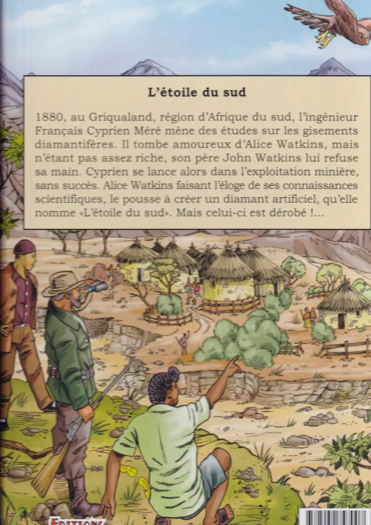 Verso de l'album Jules Verne et ses voyages Tome 5 L'Etoile du Sud