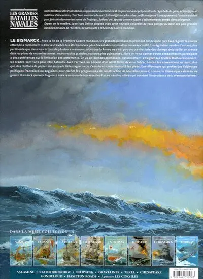 Verso de l'album Les grandes batailles navales Tome 11 Le Bismarck
