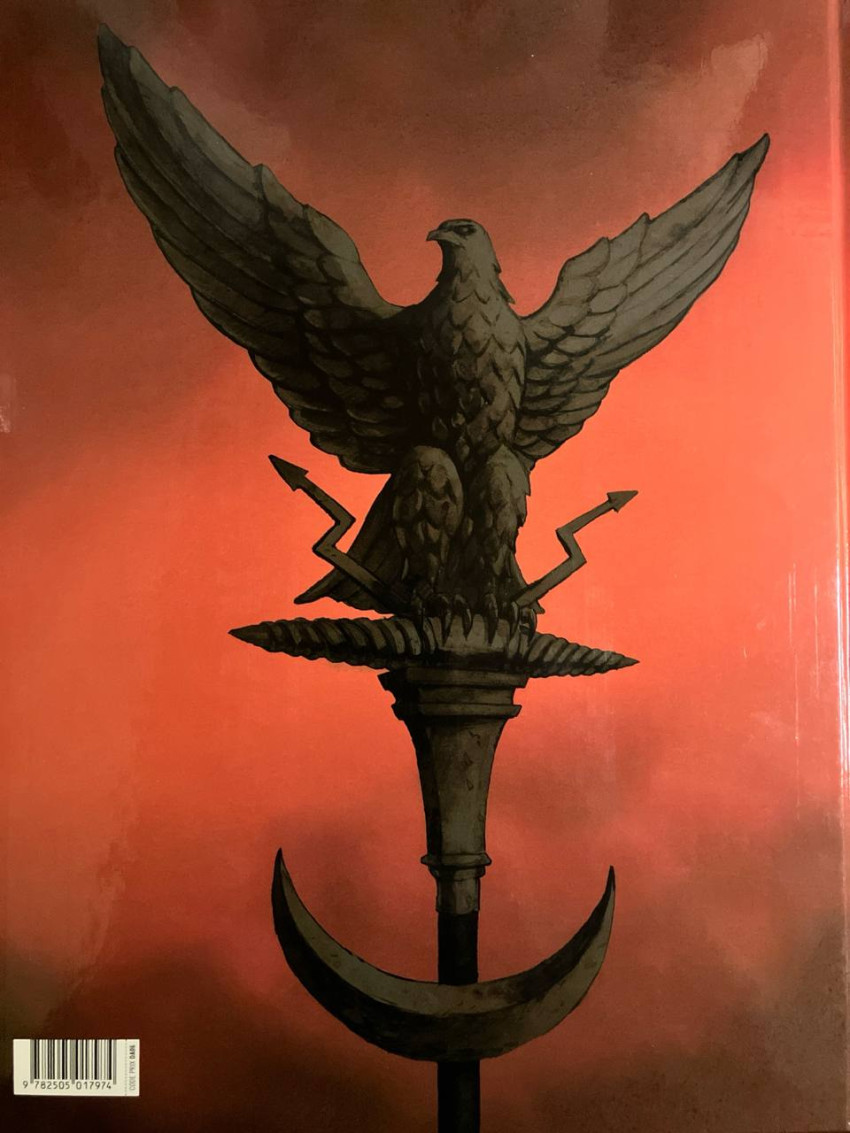 Verso de l'album Les Aigles de Rome Livre IV