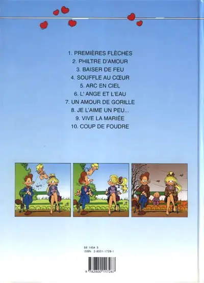 Verso de l'album Cupidon Tome 1 Premières flèches