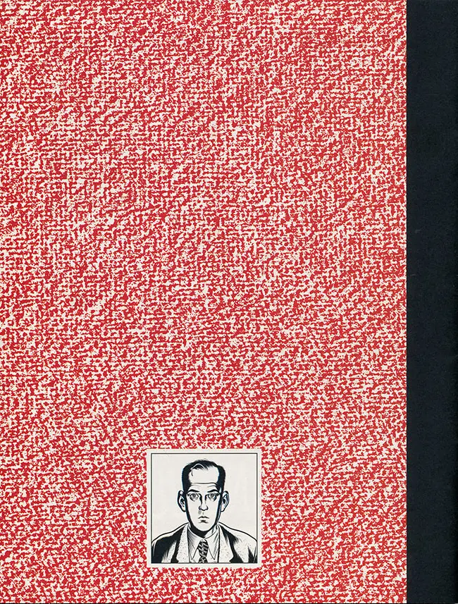 Verso de l'album David Boring