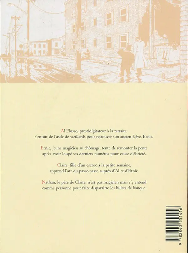 Verso de l'album Double fond