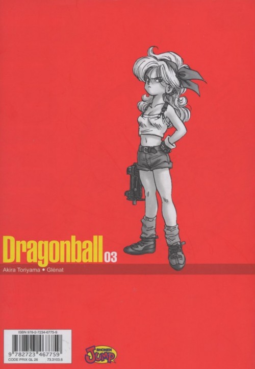 Verso de l'album Dragon Ball 03