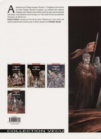 Verso de l'album L'Empereur du dernier jour Tome 4 La croix et la bannière