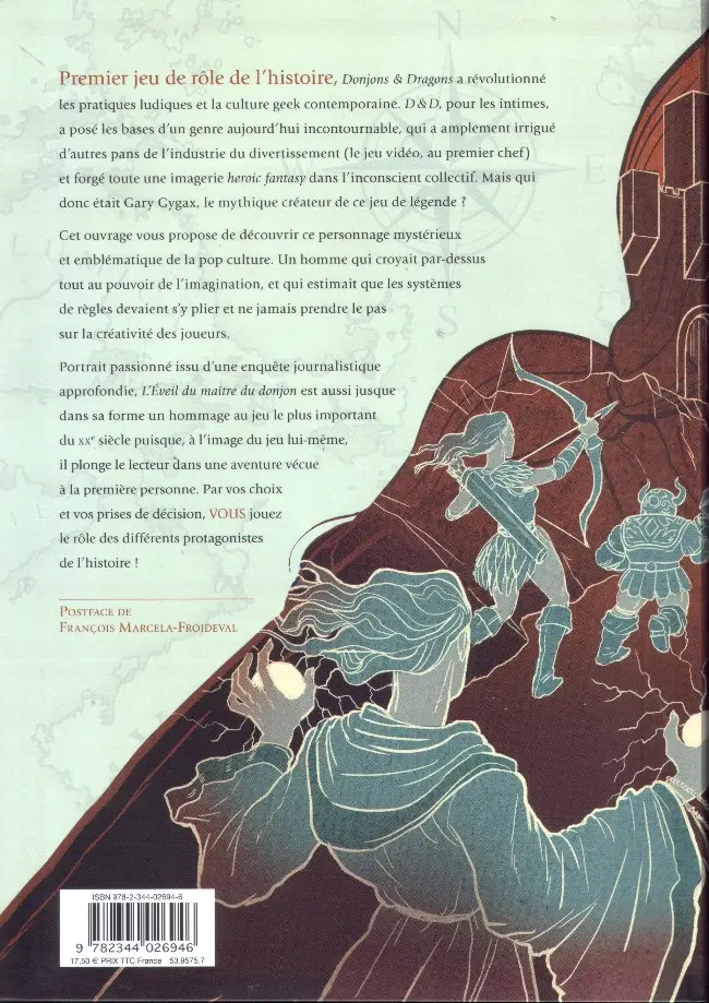 Verso de l'album L'Éveil du Maître du Donjon