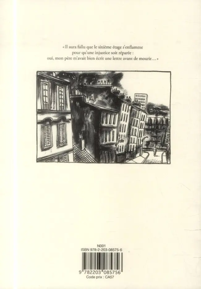 Verso de l'album Le Fils du yéti