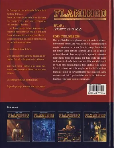 Verso de l'album Flamingo Tome 4 Perdants et vaincus
