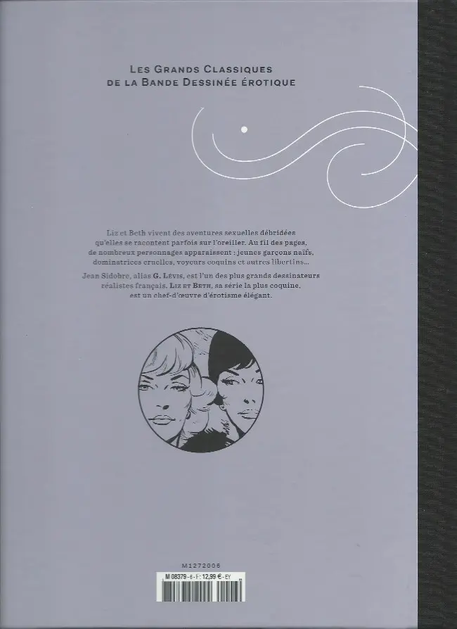 Verso de l'album Les Grands Classiques de la Bande Dessinée Érotique - La Collection Tome 6 Liz et Beth - Tome 1