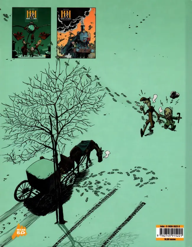 Verso de l'album Harrison & Holmes Tome 2 Pièces détachées