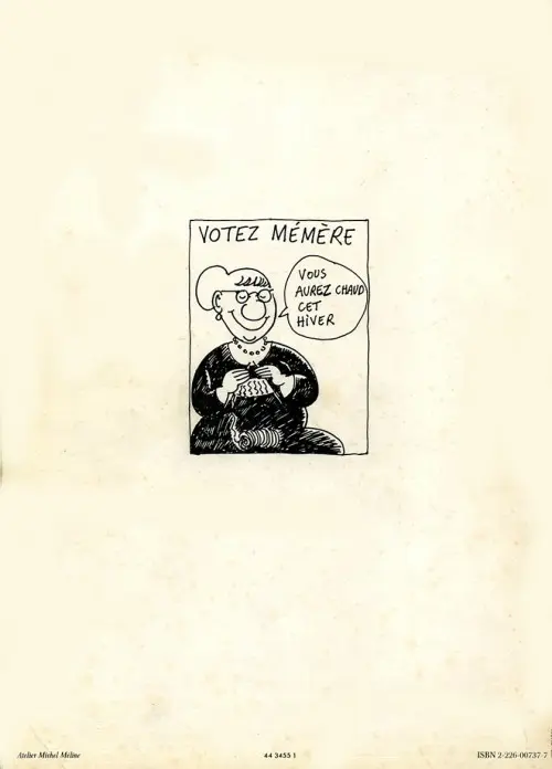 Verso de l'album J'étais un sale phallocrate