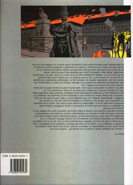 Verso de l'album Le Jeu de l'oie