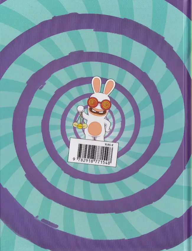 Verso de l'album The Lapins crétins Tome 9 Hypnose