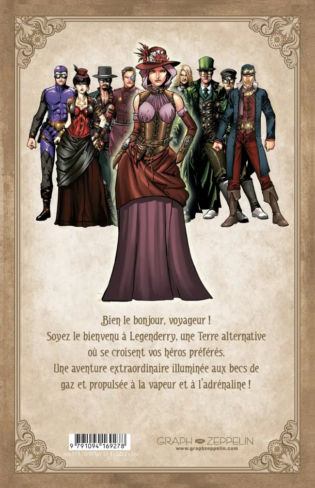 Verso de l'album Legenderry Tome 3 Red Sonja