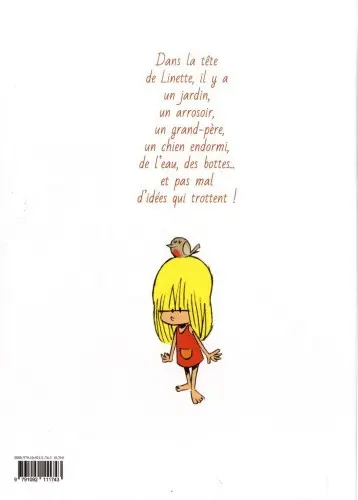 Verso de l'album Linette Tome 1 Les pieds qui poussent