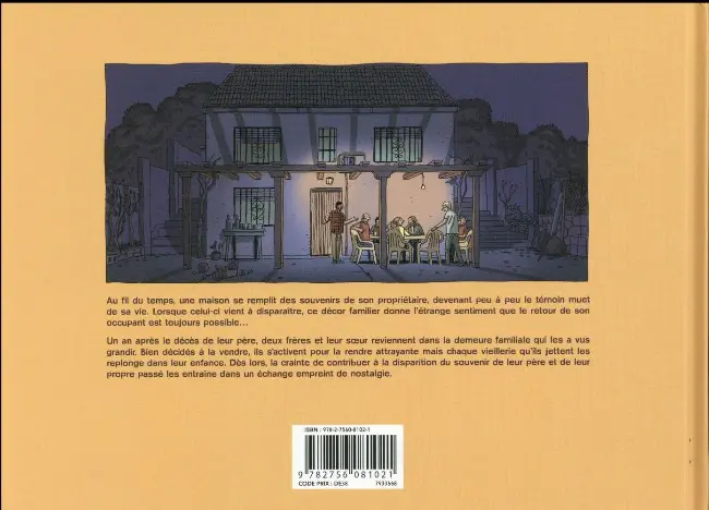 Verso de l'album La maison