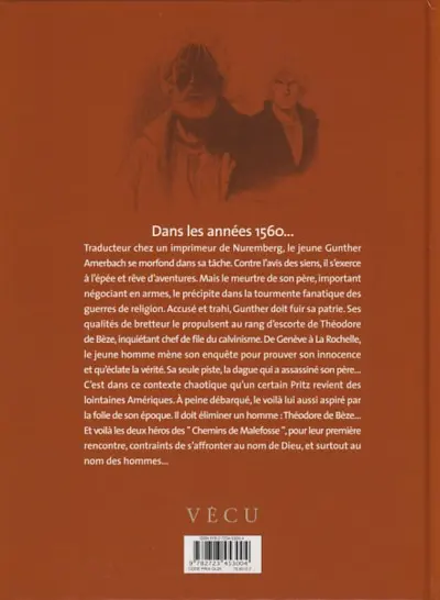 Verso de l'album Malefosse Tome 1 L'escorte