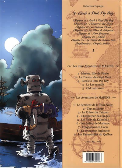 Verso de l'album Les mini aventures de Marine Tome 3 Escale à Pink Pig Bay