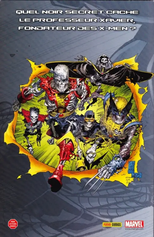 Verso de l'album Marvel - Les grandes sagas Tome 4 X-men