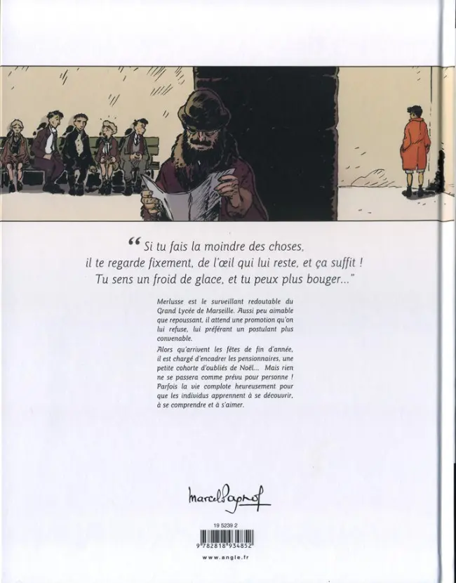 Verso de l'album Merlusse